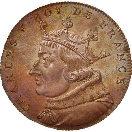 France medal charles v - france,, medal,