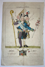 TALLEYRAND c.  1820 CARICATURE