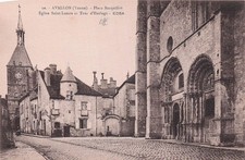 89 AVALLON EGLISE SAINT LAZARE ET TOUR D HORLOGE