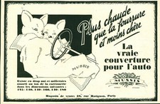 Publicité ancienne couverture