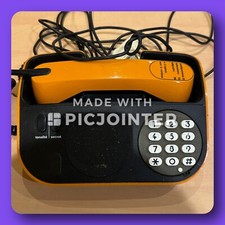 Ancien telephone orange - telephone,