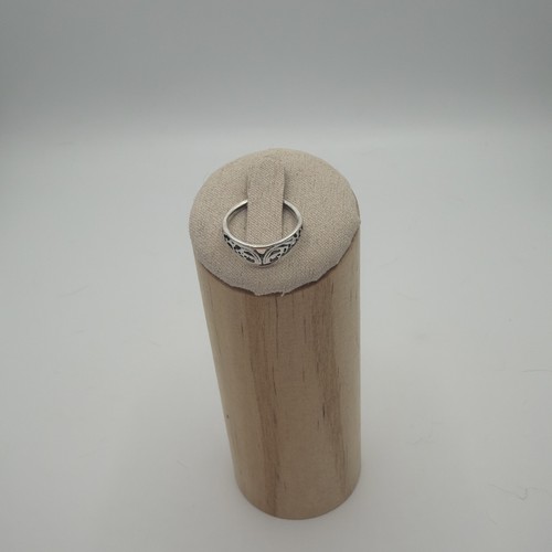 Bague ajourée argentée - ajourée,