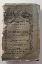 MABLY - Des droits et des devoirs du citoyen - 1884