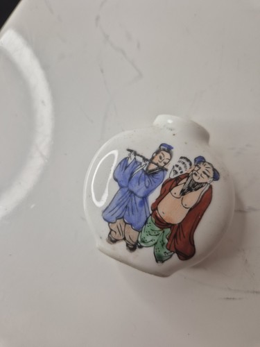 Tabatière chinoise porcelaine