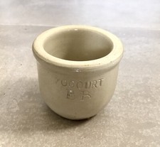 Ancien Pot Yaourt Années 50-60 Céramique « Yoghourt BB » TBE