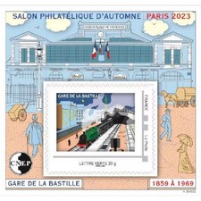 Bloc CNEP n°93 Salon philatélique Paris Gare de la Bastille 2023 Neuf