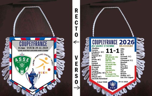 Fanion football éme tour - fanion,
