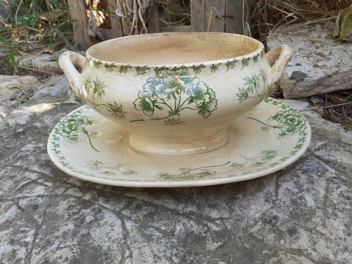 Ancienne saucière faïence - ancienne,