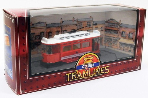 Corgi scale model tram - scale,