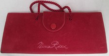 - Joli  ETUI A LUNETTE rigide triangulaire  NINA RICCI   velours TBEG vintage