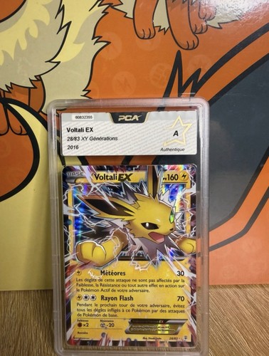 Carte pokemon gradée - carte, voltali