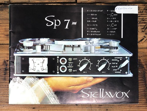 Stellavox mk2 tape - stellavox, sp-7