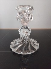 Superbe  bougeoir en cristal