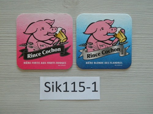 Lot sous bock rince cochon - 2,