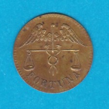 Jeton Laiton  à determiner   Caducée  tacot   Poids  0,60  g Module 16 mm