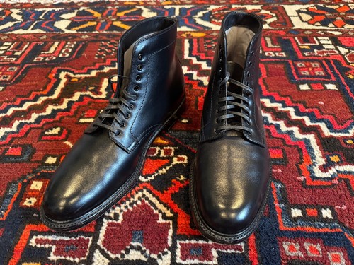 Alden black calf - , toe