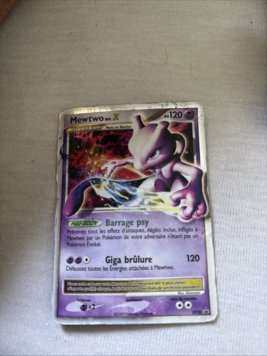Carte pokemon mewtwo - pokemon, x