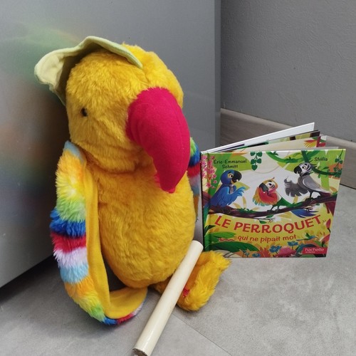 Peluche perroquet cacatoes - peluche,