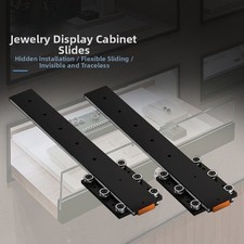 Rail coulissant pour vitrine