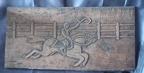 Ancien panneau bois noyer - ancien,