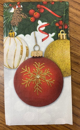 Two christmas ornament - two,