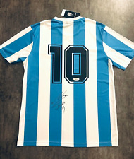 ‎️‍?Diego Maradona signed Argentina +COA LE COQ Shirt Jersey Maglia ✍️Luxury?