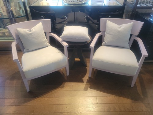 Pair pale purple lacquer - pair,