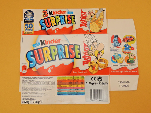 Kinder surprise asterix lot - kinder,