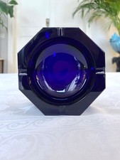 Cendrier octogonal Art Déco en cristal de Bohême - Moser - Accessoire Fumeur