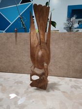 Sculpture en Bois d'Oiseau –