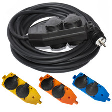 Rallonge électrique H05VV-F 3x2,5 mm²/ H05VV-F 3x1,5 mm² Séparateur à 4 prises