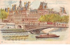 Fantaisie - n°86848 - Carte a systèmes - PARIS - 11. L'Hôtel de Ville - Car