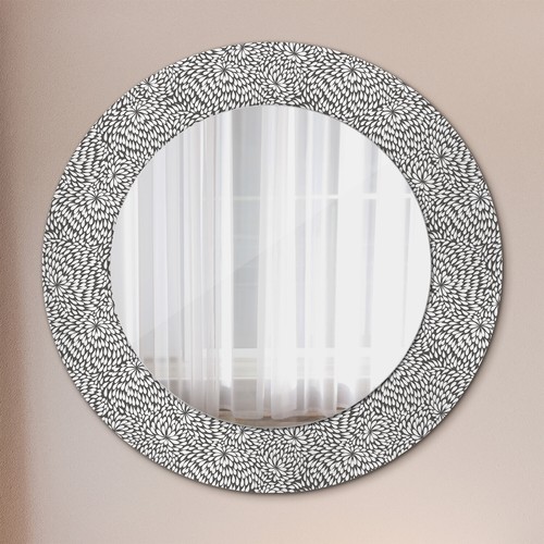 Mural rond miroir avec - miroir,