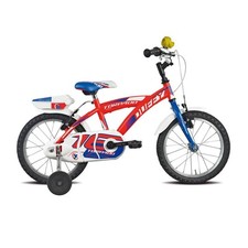 Bicyclette Enfant 3-5 Ans T675 Duffy 16 1V Rouge/Bleu 21T675 Torpado Bicyclette