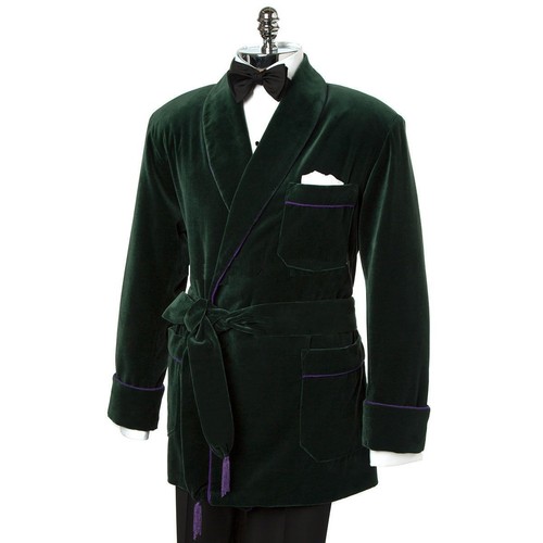Hommes fumer veste velours - fumer,