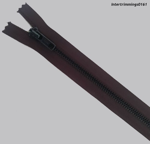 Slik zip marron - en, laiton