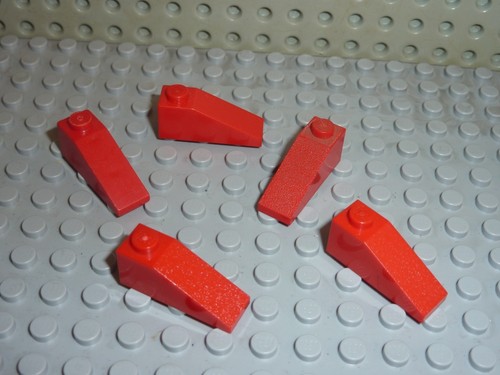 Red slope brick lego - slope,