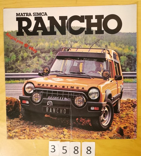 Chrysler matra simca rancho - chrysler,
