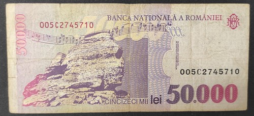 Roumanie billet 50000 lei - roumanie,