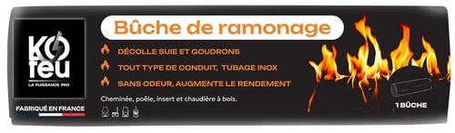 Bûche ramonage ofeu - bûche,