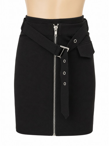 Jupe crayon noire femme - , –