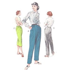 Pantalons Femmes Années 1950