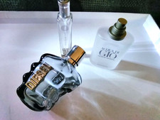 Flacons vides de parfum - Lot de 3 - Armani 50ml Diesel 75ml  Hermès 15ml