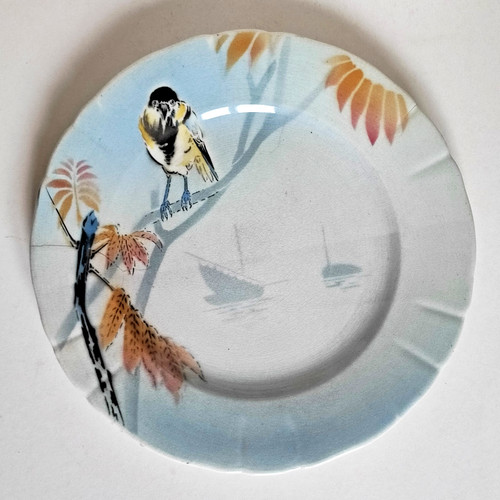 Assiette ancienne g - assiette,