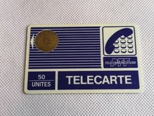 carte téléphonique rare pyjama puce ronde c3 