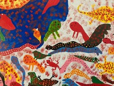 peinture Art Brut Mustapha