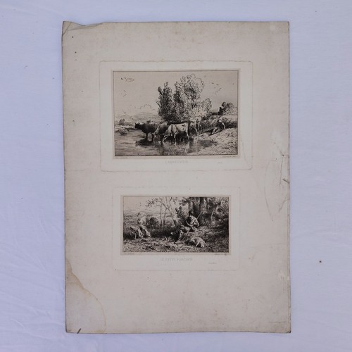 Estampe eau forte gravure