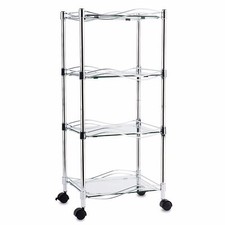 Étagère en Verre Lune Étagères Salle de Bains Salon Rouleau