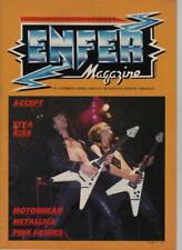 enfer magazine n°7 novembre 1983 - accept / kiss / motorhead / metalica  ....
