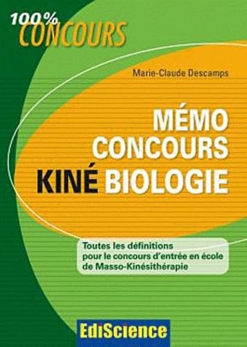 Mémo concours kiné biologie